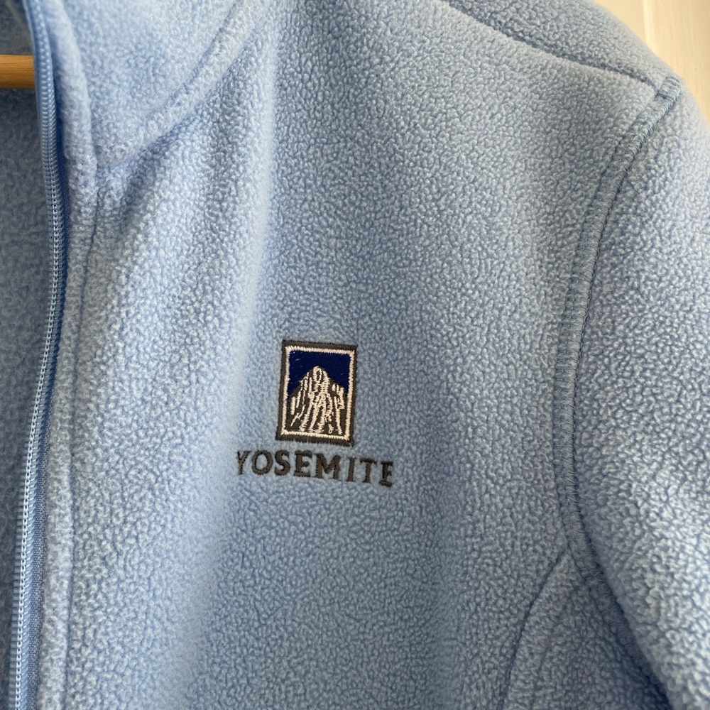 Light Blue Fleece Jacket - Picture 2 of 4